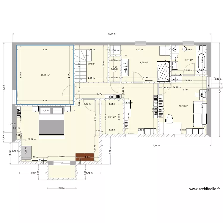 DAVRON Etage. Plan de DAVRON Etage. Plan de