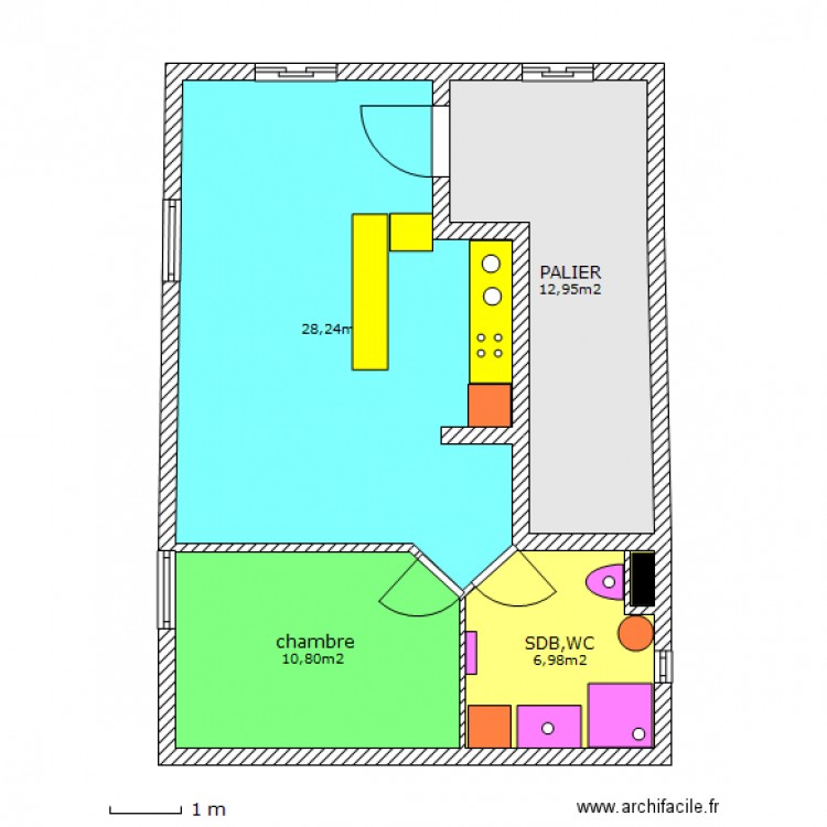 R1 monerville. Plan de 0 pièce et 0 m2