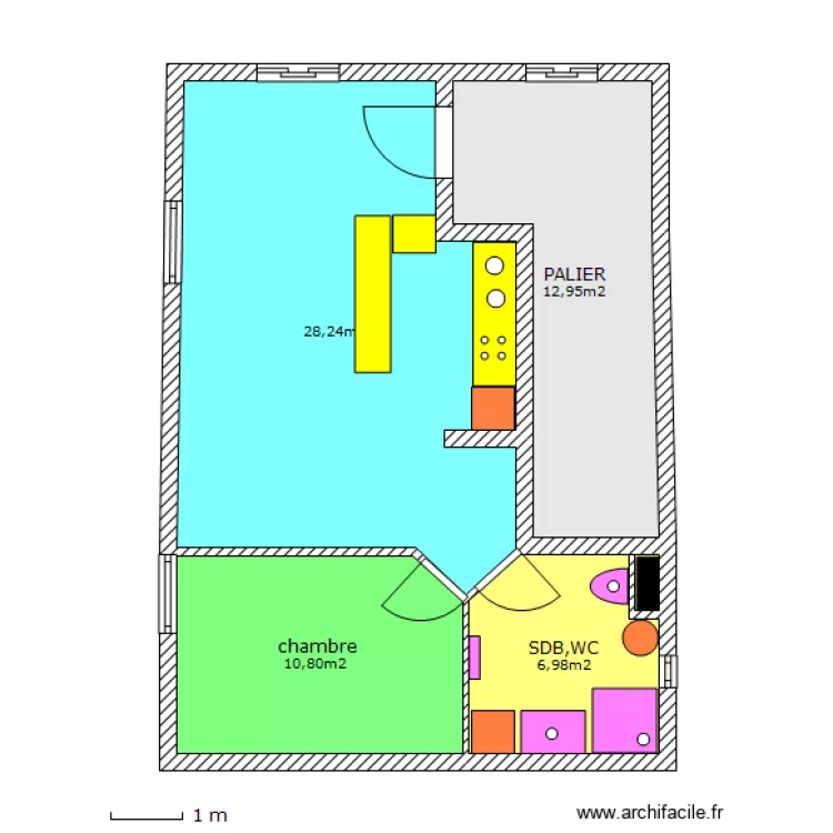R1 monerville. Plan de 