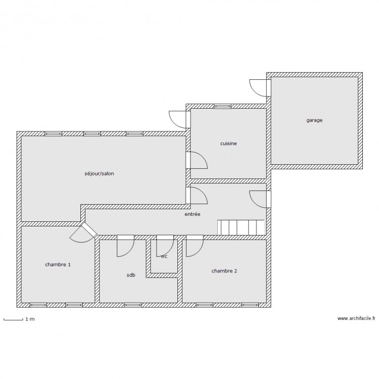 base allemand rdc. Plan de 0 pièce et 0 m2