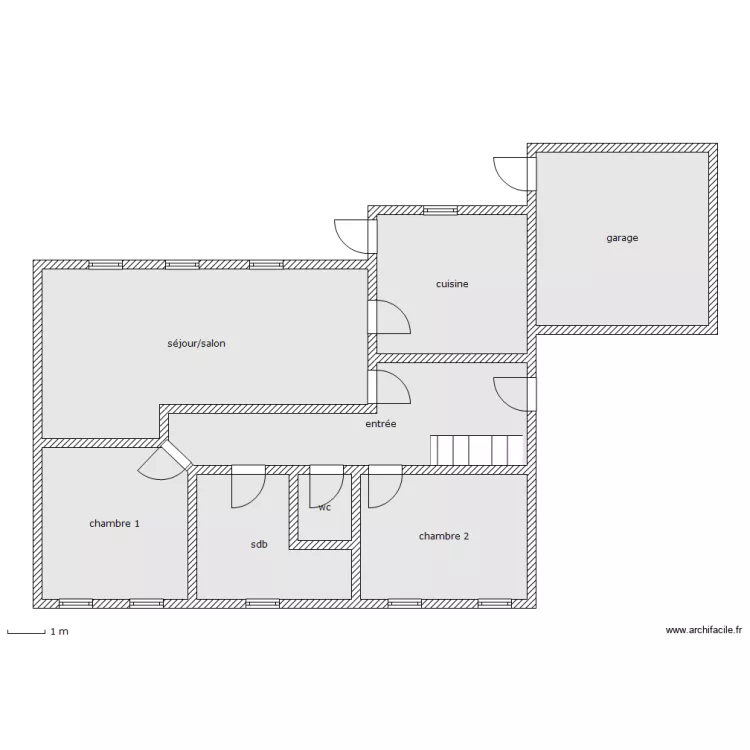 base allemand rdc. Plan de 