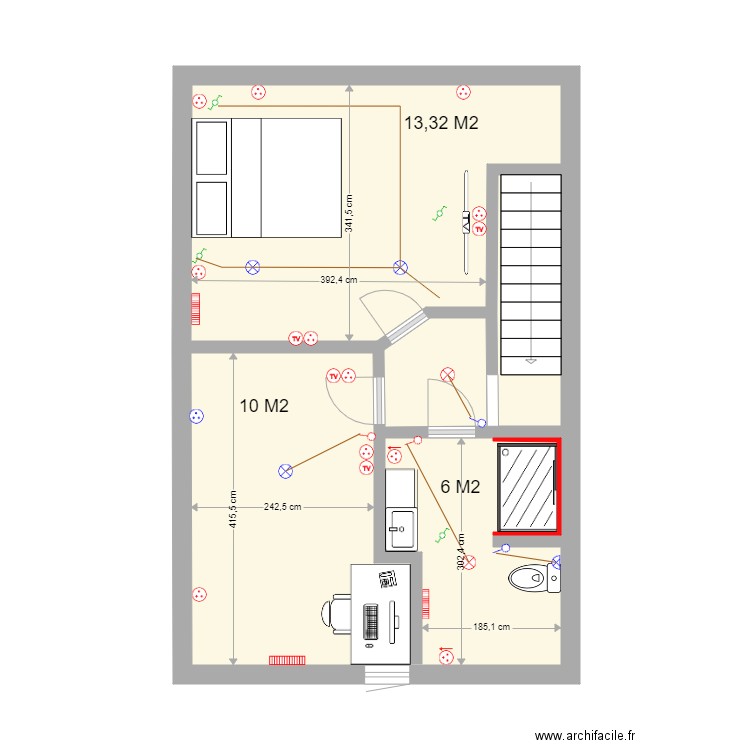 Immeuble MARIGNY plan Technique2. Plan de 0 pièce et 0 m2