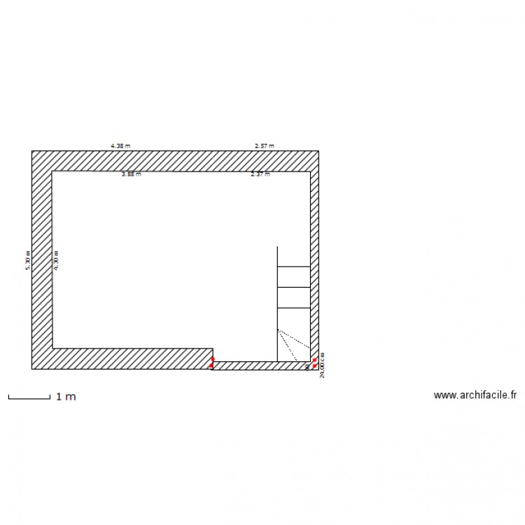 floret 10 cave. Plan de 0 pièce et 0 m2