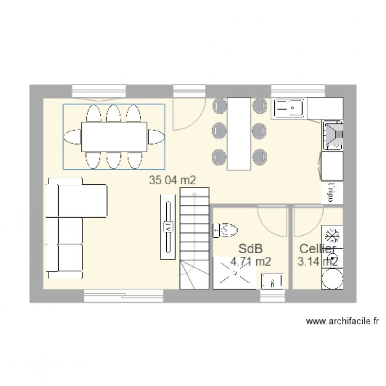 Rdc 2. Plan de 0 pièce et 0 m2