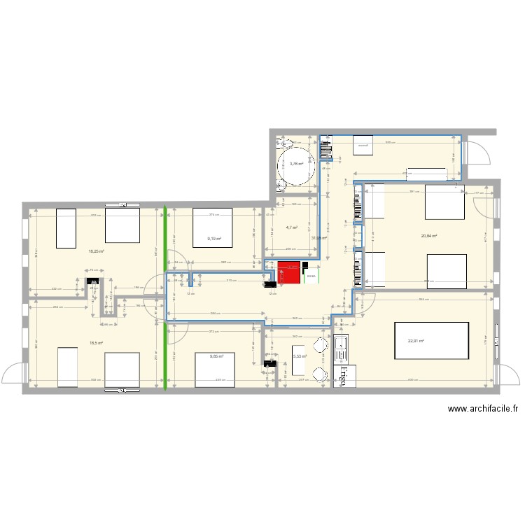 plan local 2. Plan de 0 pièce et 0 m2