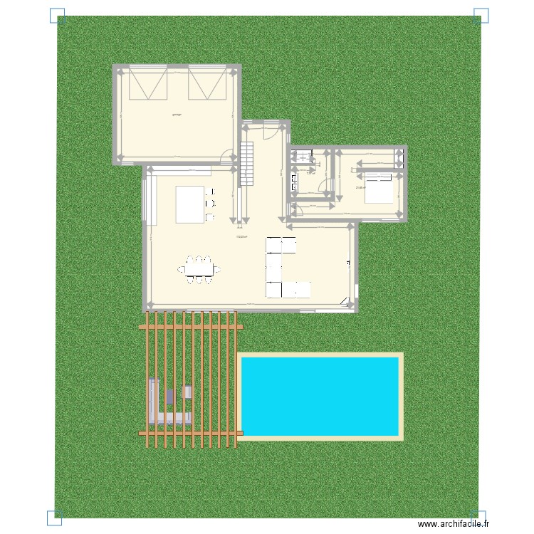 PROJET. Plan de 0 pièce et 0 m2