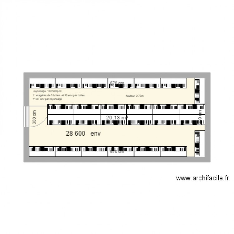 box 20. Plan de 0 pièce et 0 m2