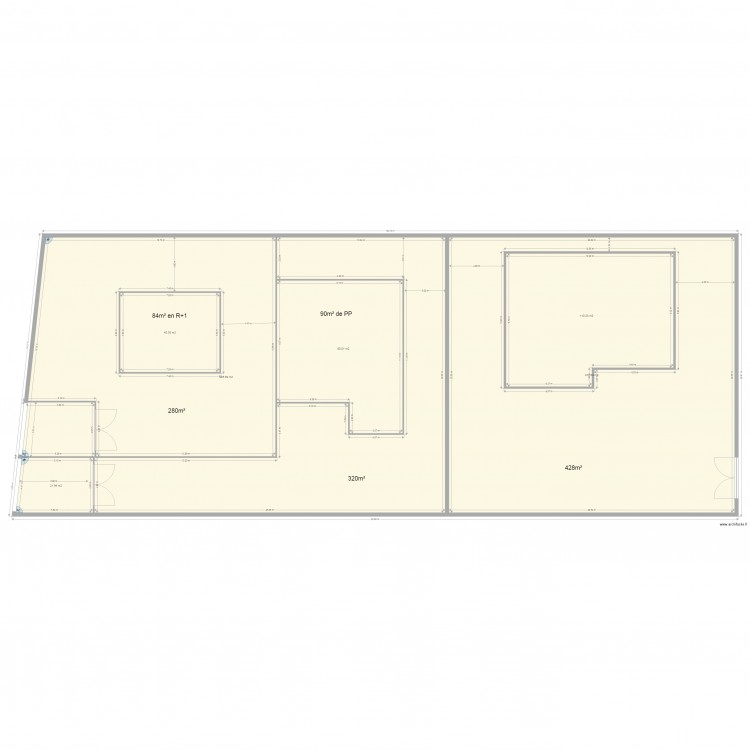 CDG DP 2 TERRAINS. Plan de 0 pièce et 0 m2