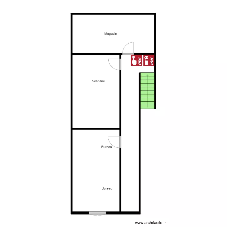 Aramine gardanne Etage. Plan de 