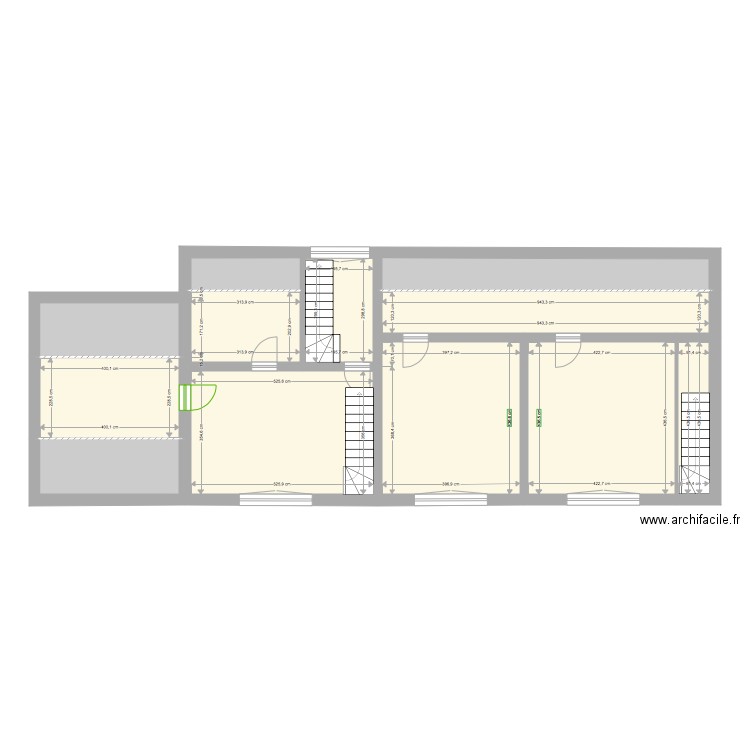 cotation etage. Plan de 0 pièce et 0 m2