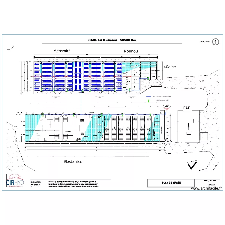 Rix reseau HP. Plan de 