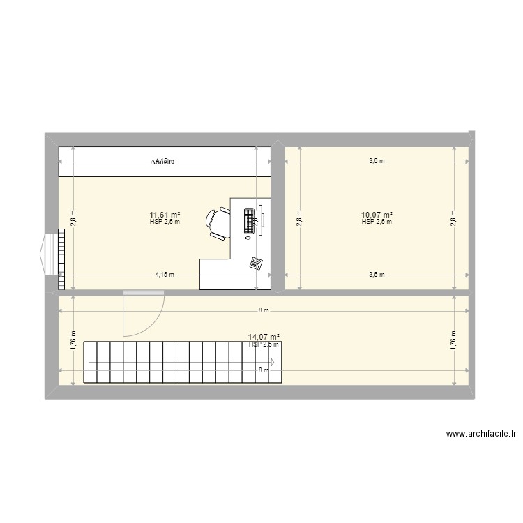 Bureau A&G. Plan de 0 pièce et 0 m2