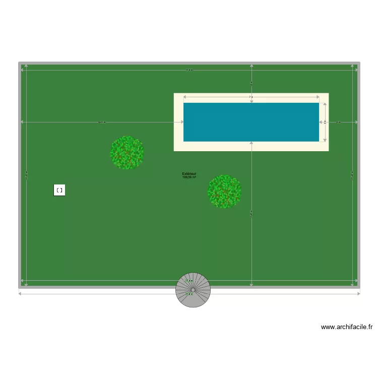 Piscine. Plan de Piscine. Plan de