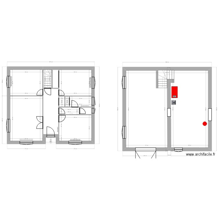 1ER . Plan de 0 pièce et 0 m2