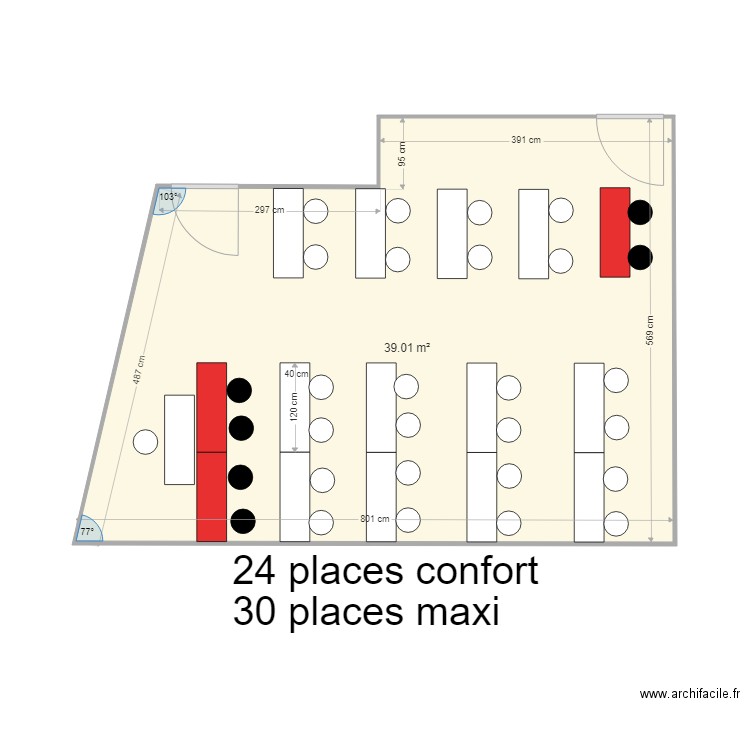 salle 12. Plan de 0 pièce et 0 m2