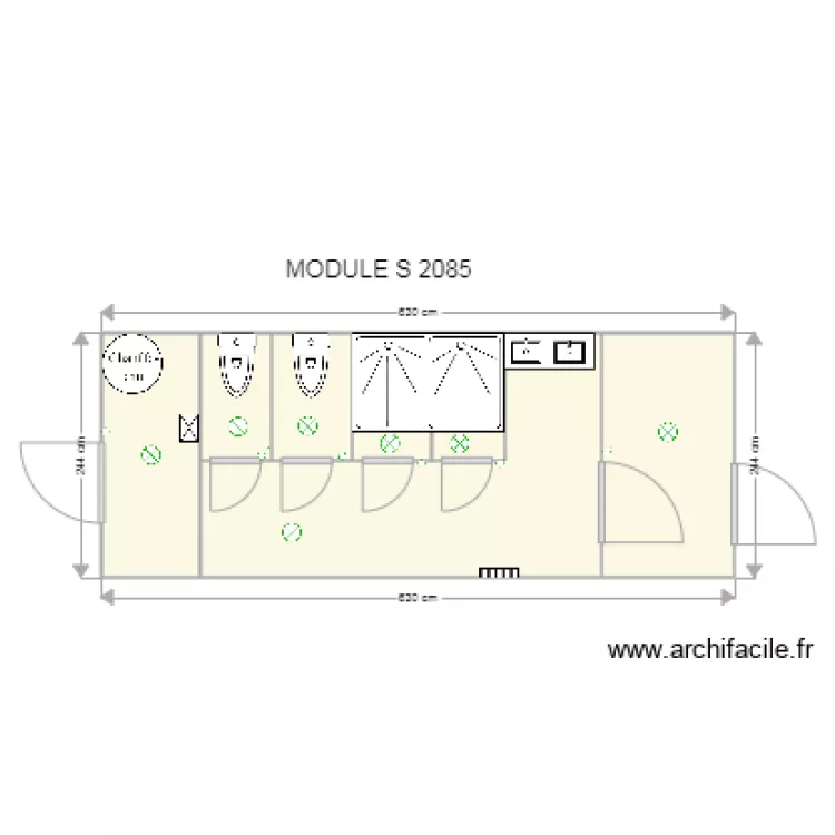 MODULE S 2085. Plan de 