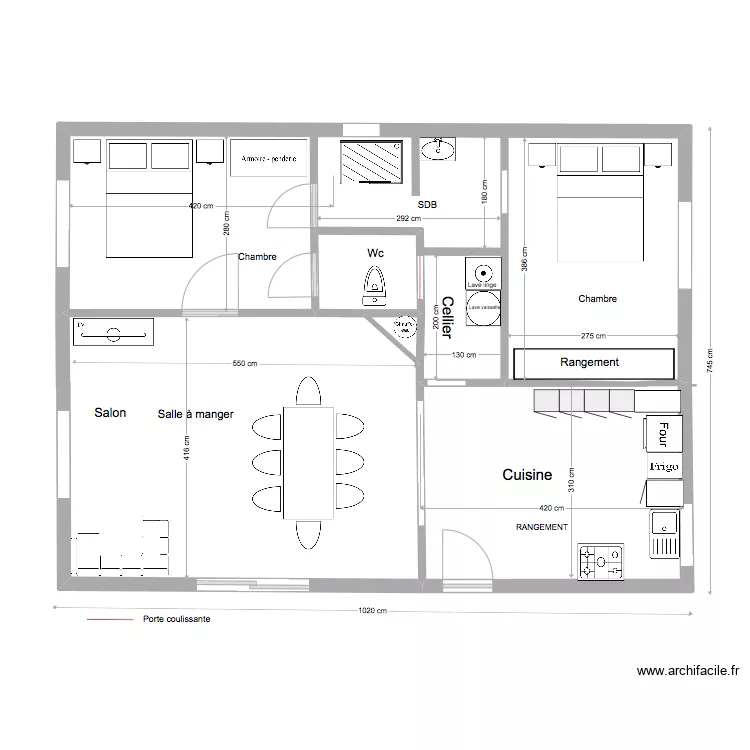 Plan 4. Plan de 