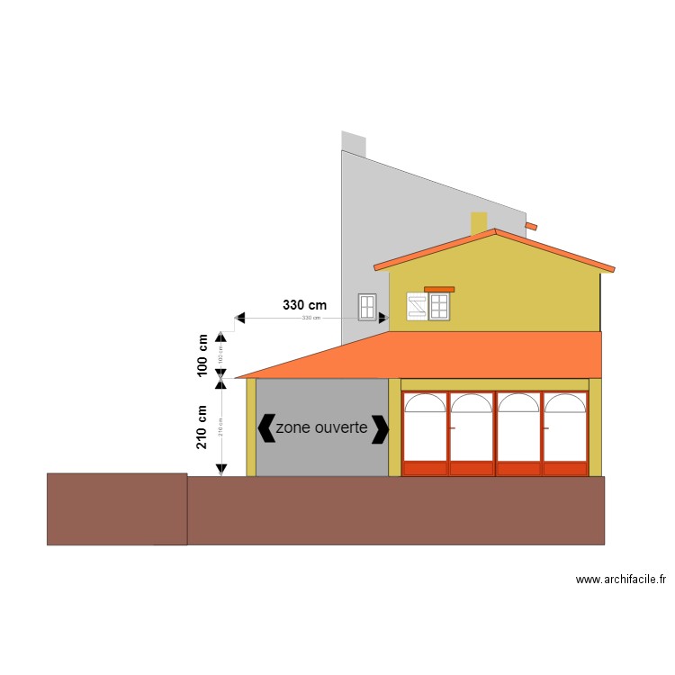 st sat ouest. Plan de 0 pièce et 0 m2