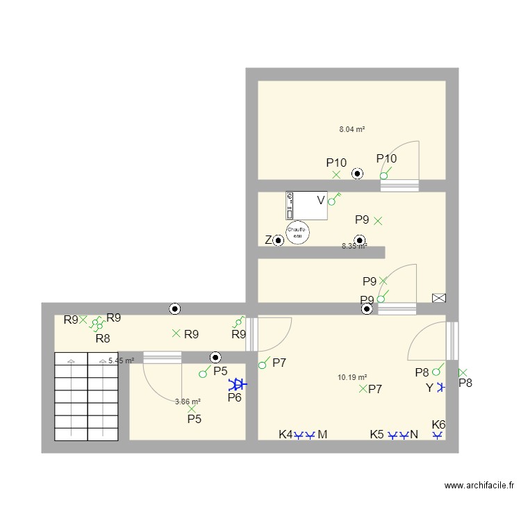 SOUS SOL. Plan de 0 pièce et 0 m2