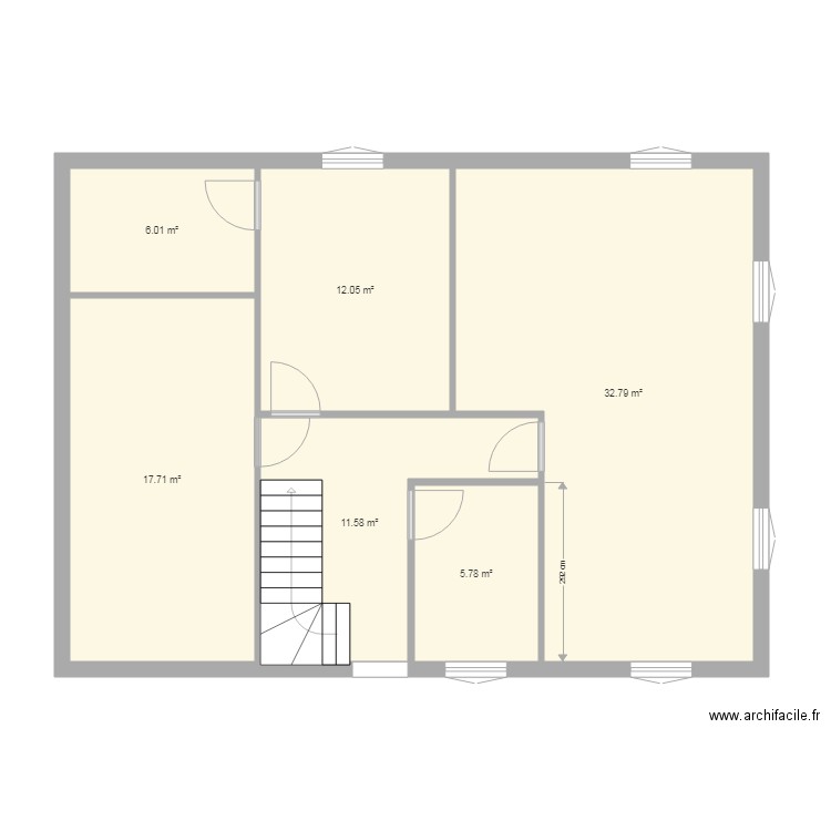 MAISON RDC. Plan de 0 pièce et 0 m2