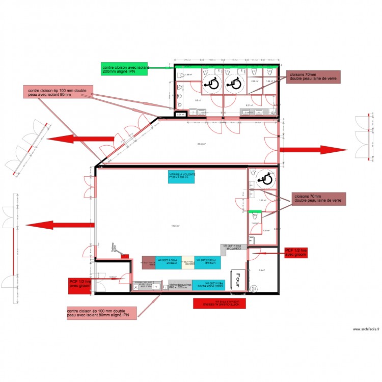 MILLENIUM Rest et Entrée salle V2 05 02 18. Plan de 0 pièce et 0 m2