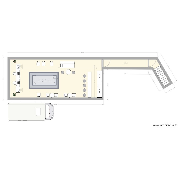 disco entrée nord. Plan de 0 pièce et 0 m2
