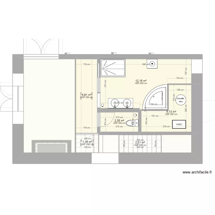S&eacute;jour. Plan de 
