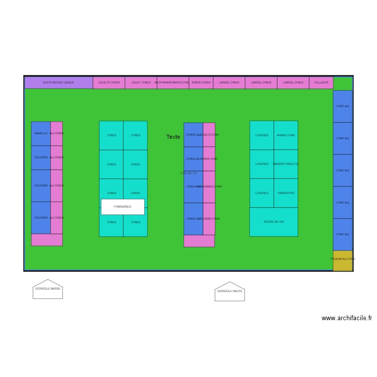 PET FOOD ANGERVILLE. Plan de 0 pièce et 0 m2