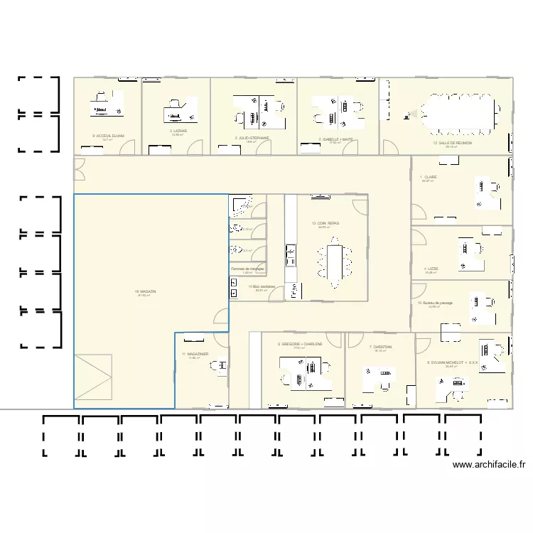 essais comptage Hascheim2. Plan de 