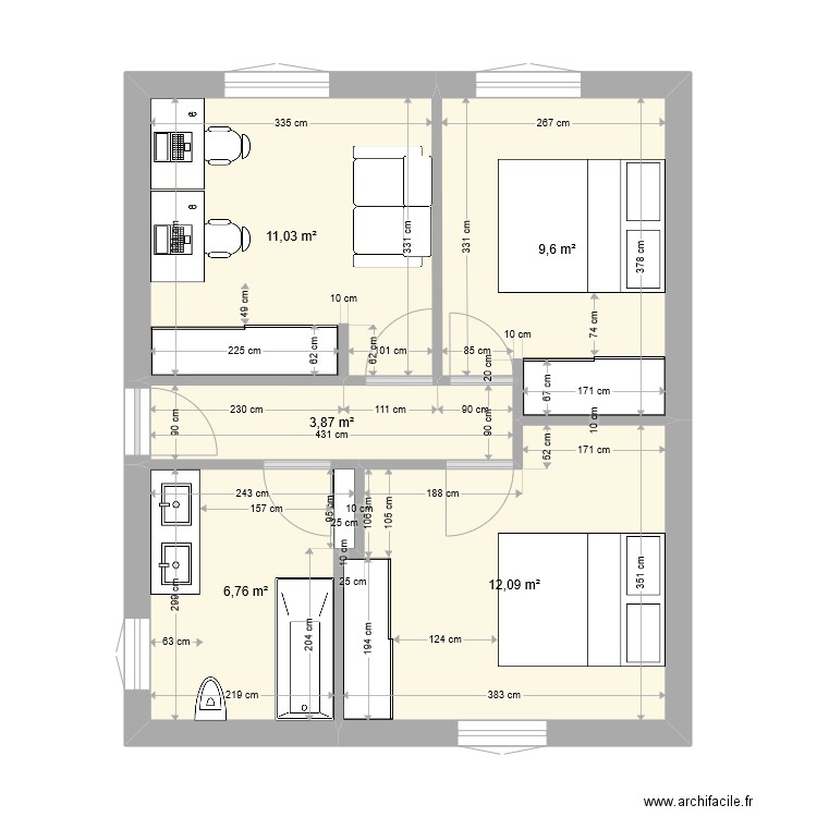 32RDS CHAMBRES ACTUEL. Plan de 0 pièce et 0 m2
