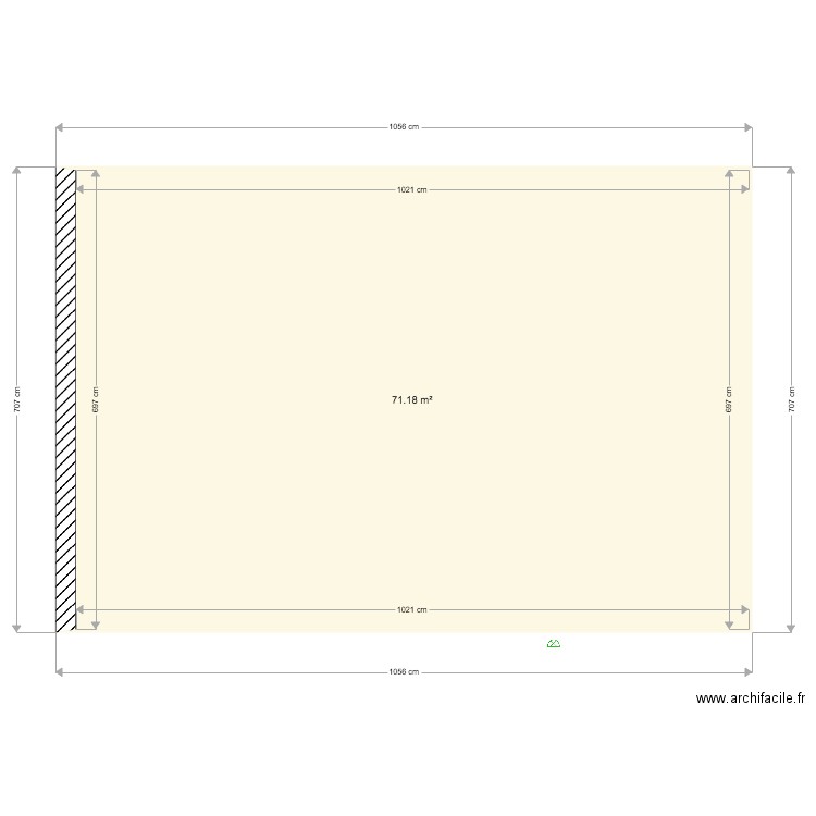 plan terrasse. Plan de 0 pièce et 0 m2