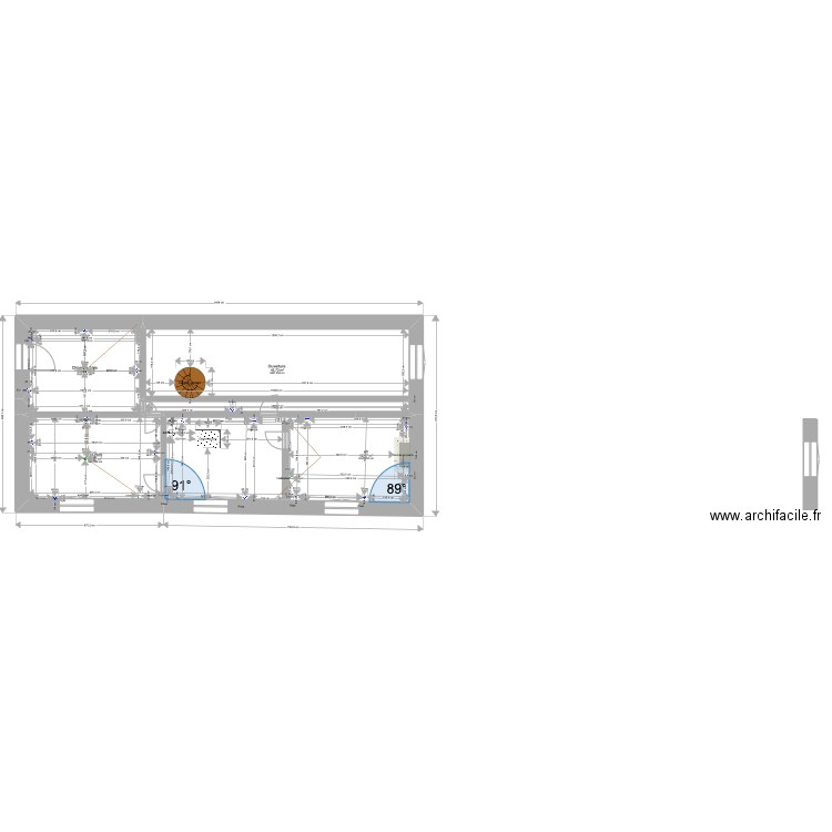 2et  modifier avec ouverture sur 1 Log. Plan de 0 pièce et 0 m2