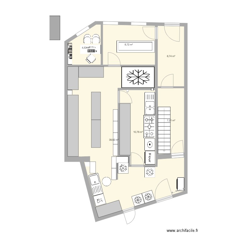 batiment stembert  finale 2. Plan de 6 pièces et 78 m2