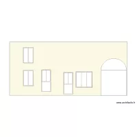 Fa&ccedil;ade avant situation existante