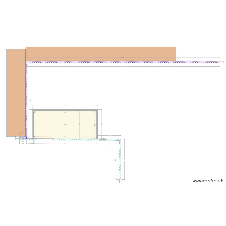 version 2 terrasse actuelle. Plan de 0 pièce et 0 m2