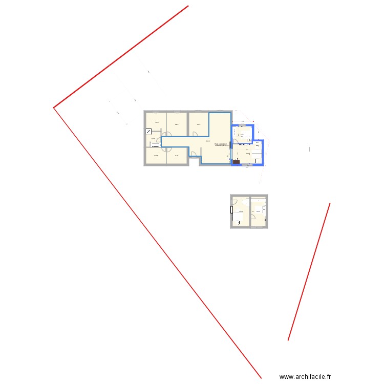 limite 3m plan archi adapté etageres. Plan de 0 pièce et 0 m2