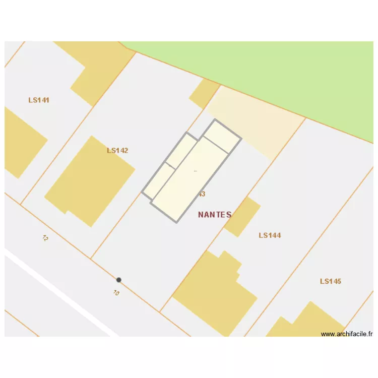10 Corot. Plan de 2 et 206 m² 10 Corot. Plan de 2 et 206 m²