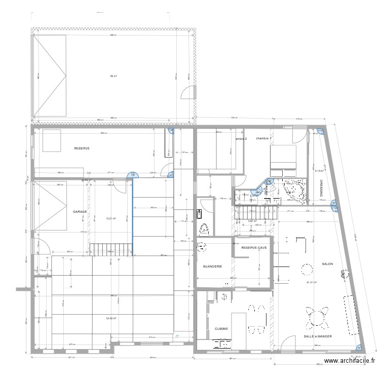 Magasin placo plafond 1. Plan de 0 pièce et 0 m2