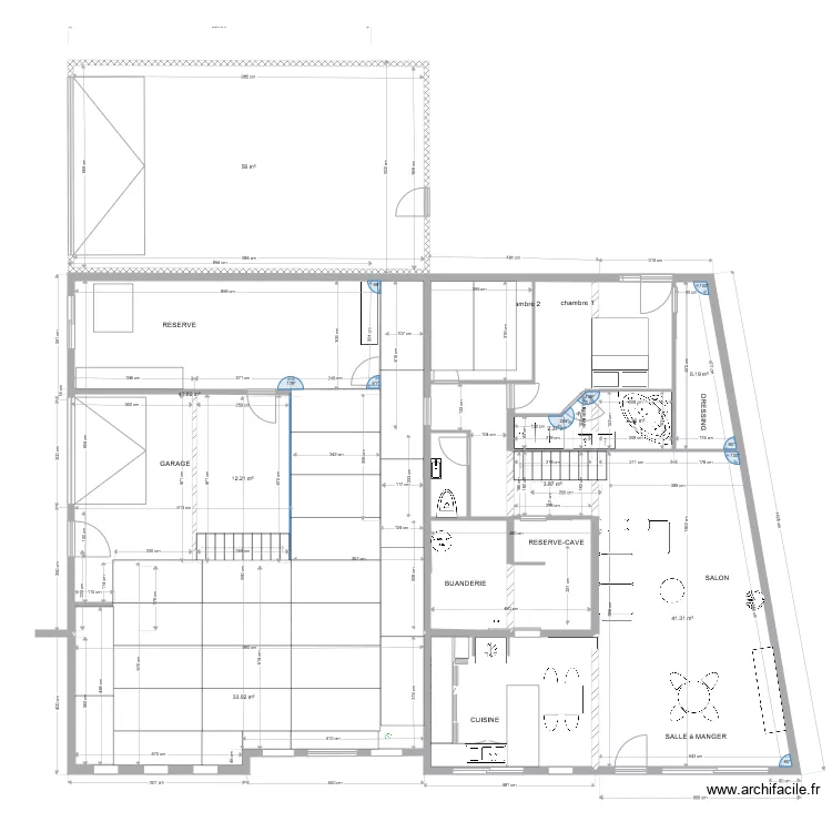 Magasin placo plafond 1. Plan de 