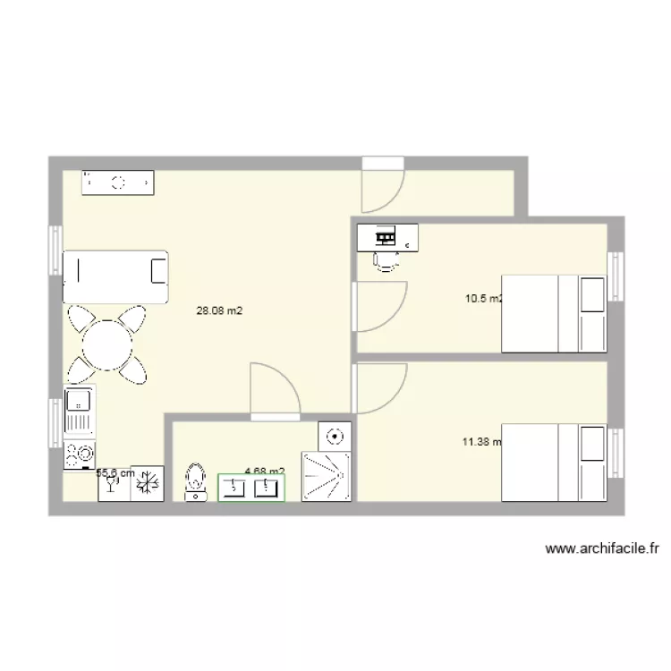 apartamendua berria 3. Plan de 