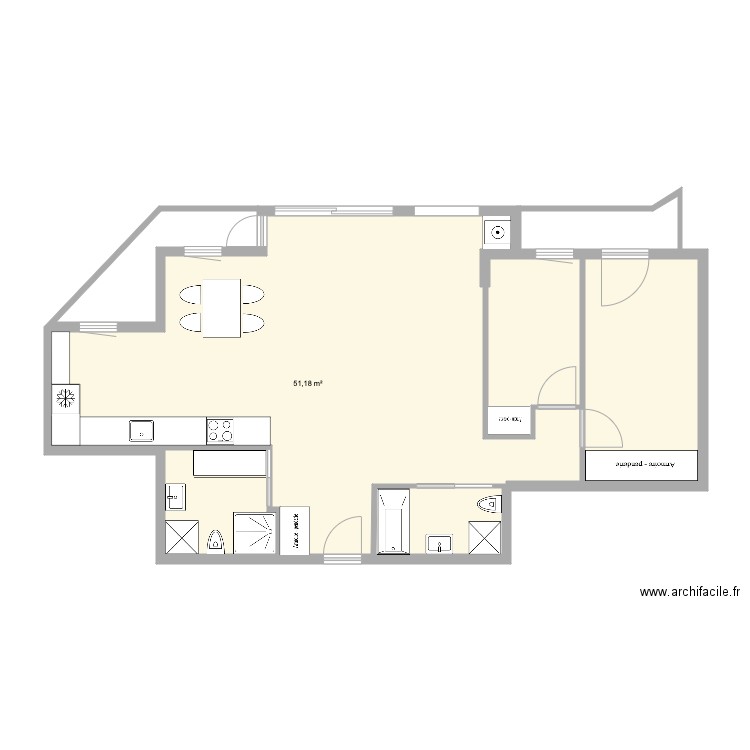 Base Bordeta muebles. Plan de 0 pièce et 0 m2