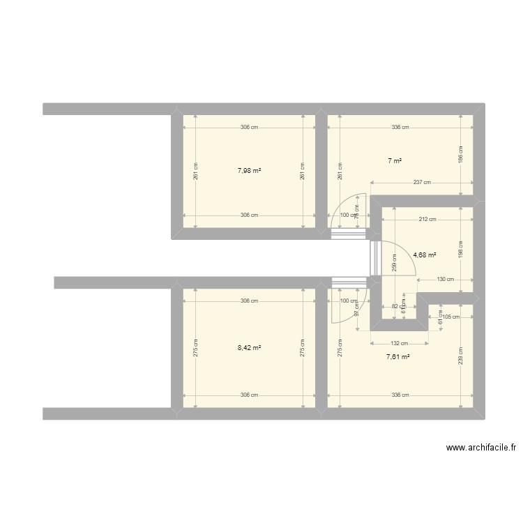 Chambres. Plan de 0 pièce et 0 m2
