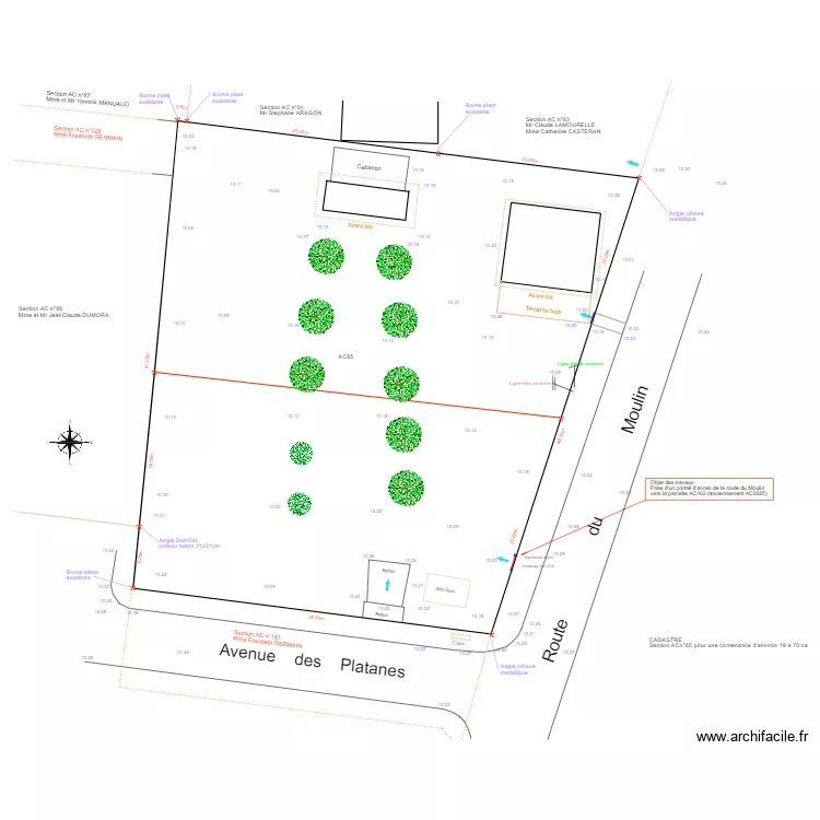 AC 85 Etat des lieux 01. Plan de AC 85 Etat des lieux 01. Plan de