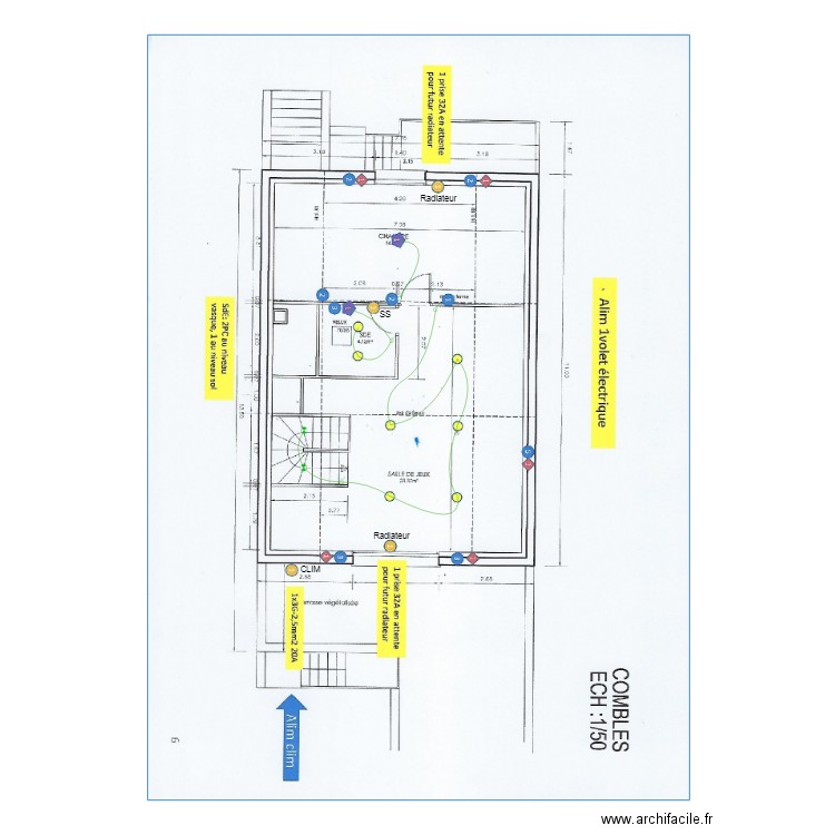 Chauzy. Plan de 0 pièce et 0 m2
