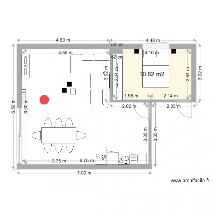 APT 5 SALON ET CH 1. Plan de 0 pièce et 0 m2