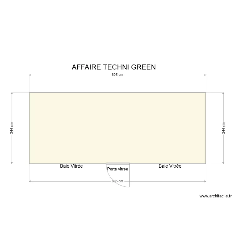 AFFAIRE TECHNI GREEN . Plan de 