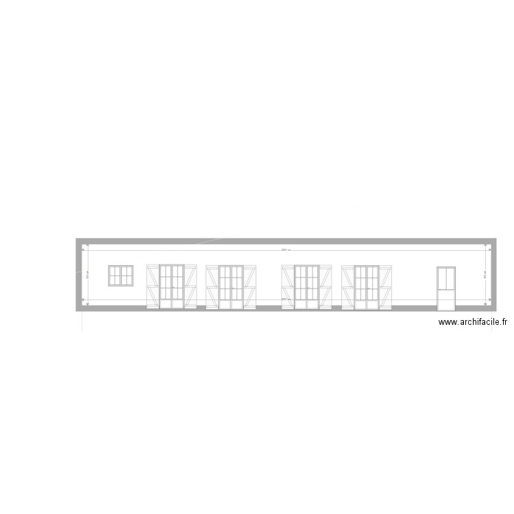 FACADE MAISON. Plan de 0 pièce et 0 m2