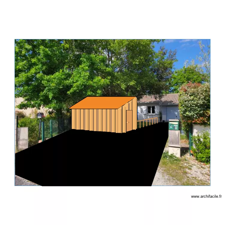 photomontage hourtin. Plan de 