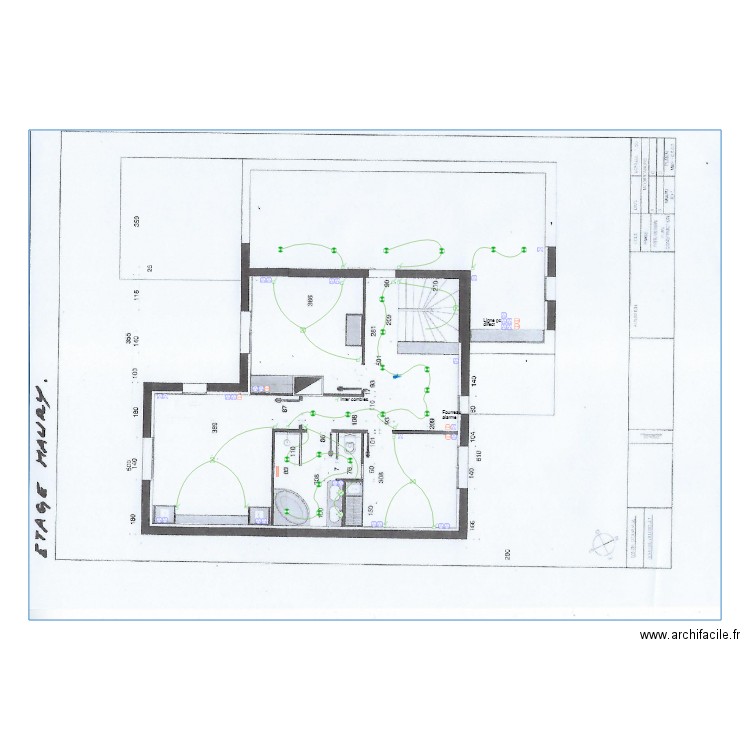 Maury Etage. Plan de 0 pièce et 0 m2