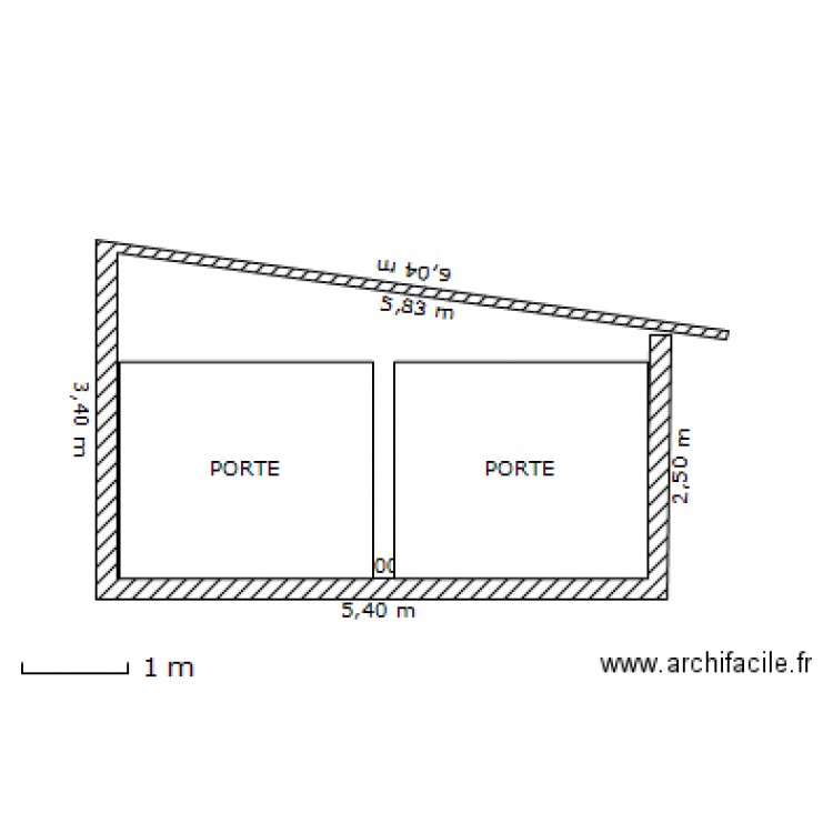 FACADE GARAGE. Plan de 0 pièce et 0 m2
